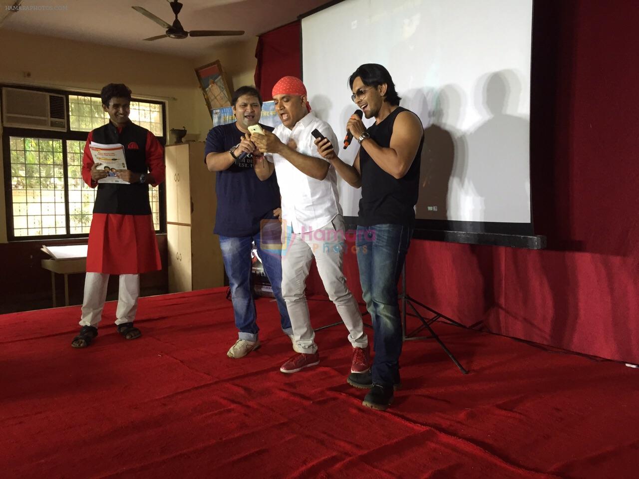 Aditya Narayan promotes Marathi film Carry on Maratha on 4th July 2015